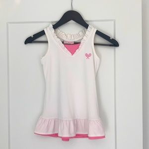 Pink/White Girls Tennis Dress size 4/5